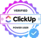 Selo ClickUp Verified Power User